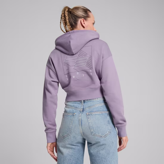 PUMA x HYROX korte hoodie voor dames